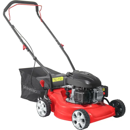 High Quality 16inch Plastic Deck Hand Push Sinharbour Sg300 Engine Gasoline Lawn Mower